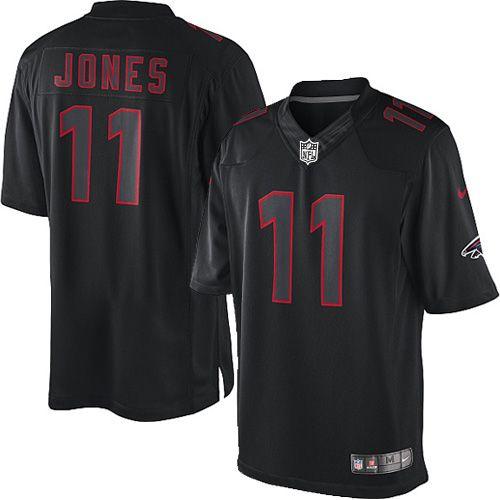 Jerseys Factory Cheap Nike Falcons #11 Julio Jones Black Men's S