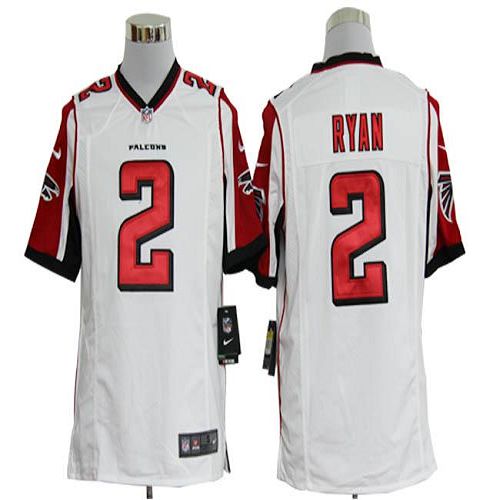 Jerseys Factory Cheap Nike Falcons #2 Matt Ryan White Men's Stit