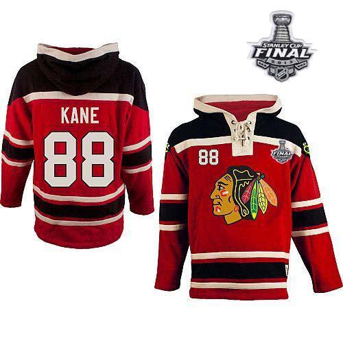 Jerseys Factory Cheap Blackhawks #88 Patrick Kane Red Sawyer Hoo