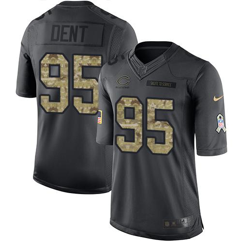 Jerseys Factory Cheap Nike Bears #95 Richard Dent Black Men's St
