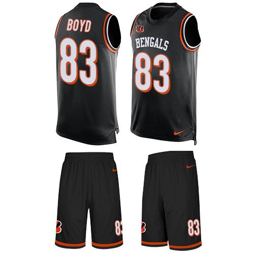 Jerseys Factory Cheap Nike Bengals #83 Tyler Boyd Black Team Col