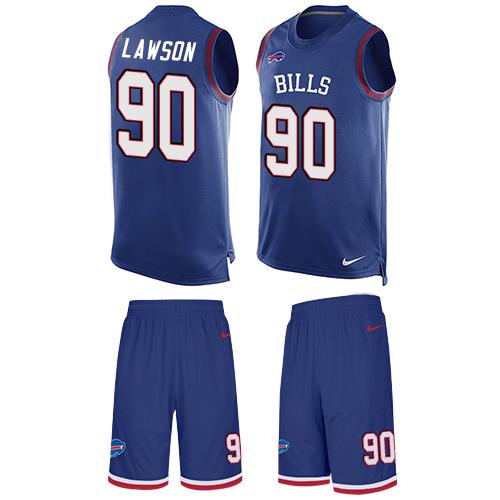 Jerseys Factory Cheap Nike Bills #90 Shaq Lawson Royal Blue Team