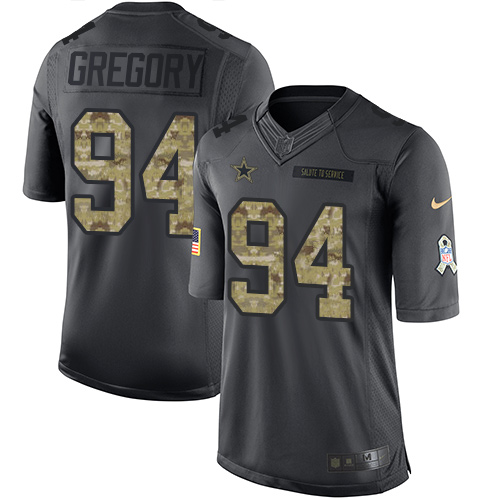 Jerseys Factory Cheap Nike Cowboys #94 Randy Gregory Black Men's