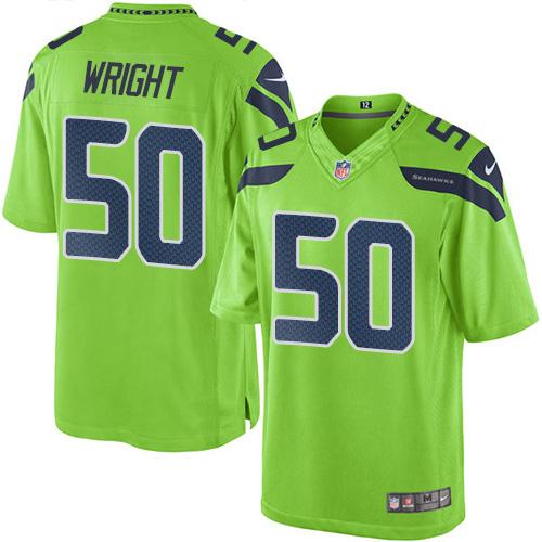 Jerseys Factory Cheap Nike Seahawks #50 K.J. Wright Green Men's