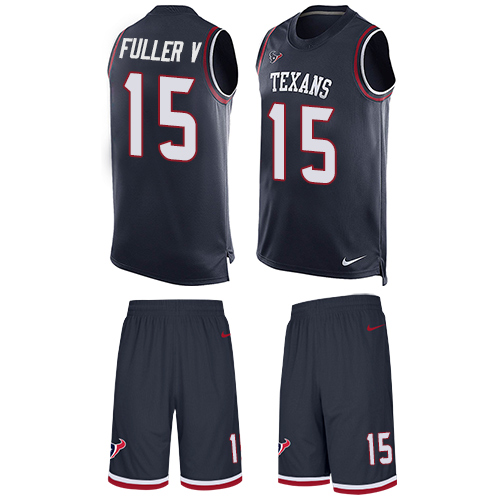 Jerseys Factory Cheap Nike Texans #15 Will Fuller V Navy Blue Te