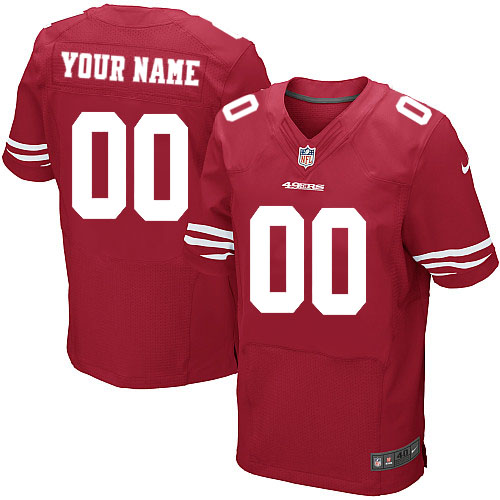 Jerseys Factory Cheap Nike San Francisco 49ers Customized Red Em