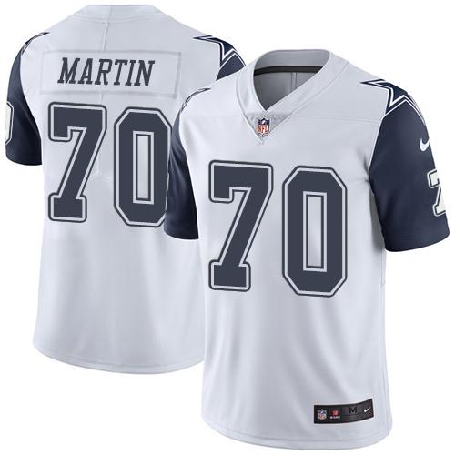 Jerseys Factory Cheap Nike Cowboys #70 Zack Martin White Men's S