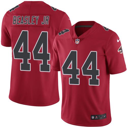 Jerseys Factory Cheap Nike Falcons #44 Vic Beasley Jr Red Men's