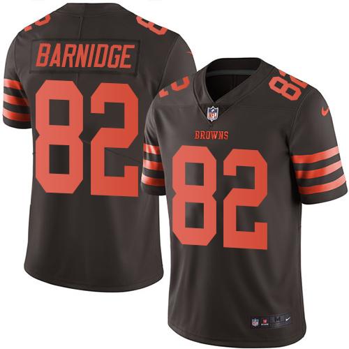 Jerseys Factory Cheap Nike Browns #82 Gary Barnidge Brown Men's
