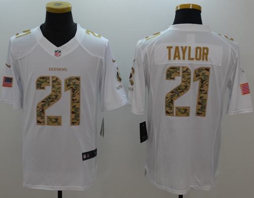 Jerseys Factory Cheap Nike Redskins #21 Sean Taylor White Men's