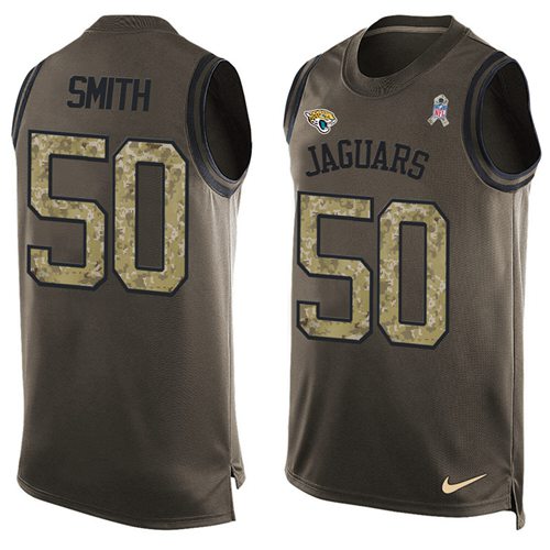 Jerseys Factory Cheap Nike Jaguars #50 Telvin Smith Green Men's