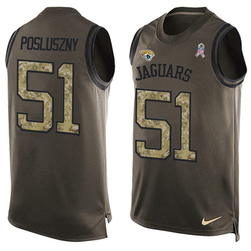 Jerseys Factory Cheap Nike Jaguars #51 Paul Posluszny Green Men'