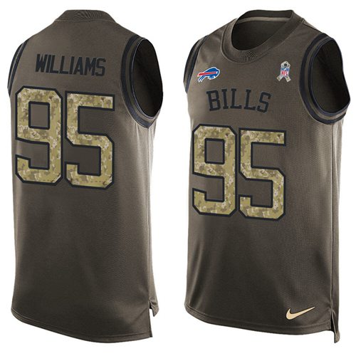 Jerseys Factory Cheap Nike Bills #95 Kyle Williams Green Men's S