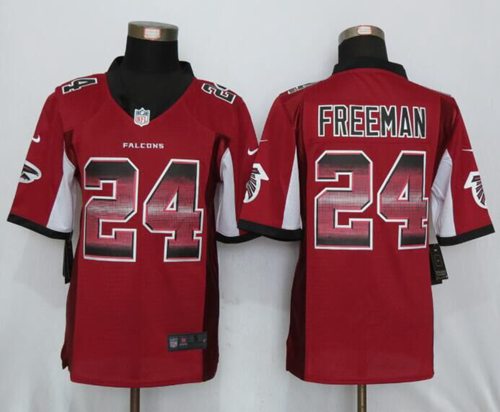 Jerseys Factory Cheap Nike Falcons #24 Devonta Freeman Red Team