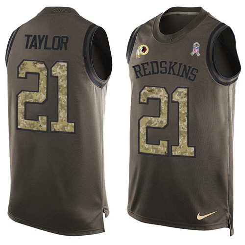 Jerseys Factory Cheap Nike Redskins #21 Sean Taylor Green Men's