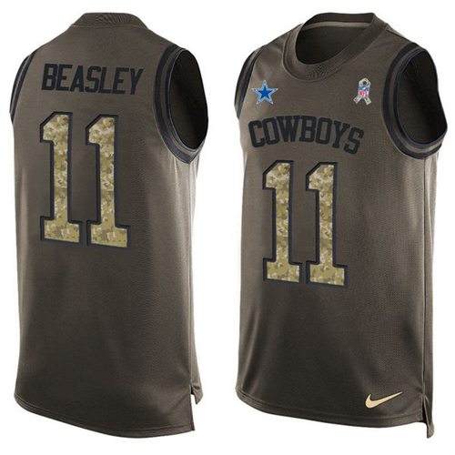 Jerseys Factory Cheap Nike Cowboys #11 Cole Beasley Green Men's