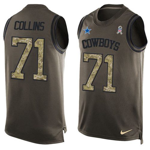 Jerseys Factory Cheap Nike Cowboys #71 La'el Collins Green Men's