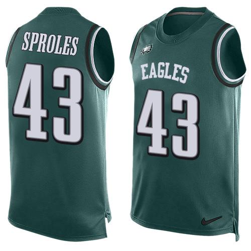 Jerseys Factory Cheap Nike Eagles #43 Darren Sproles Midnight Gr