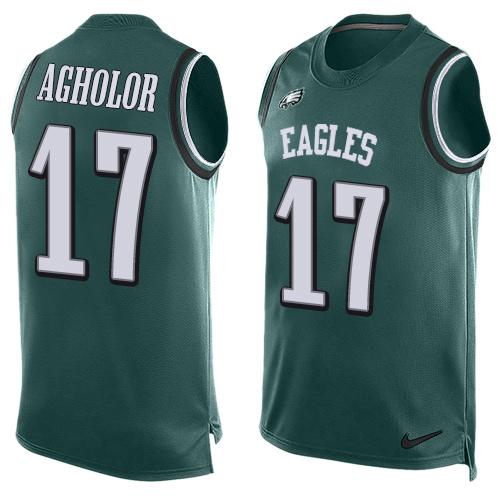 Jerseys Factory Cheap Nike Eagles #17 Nelson Agholor Midnight Gr