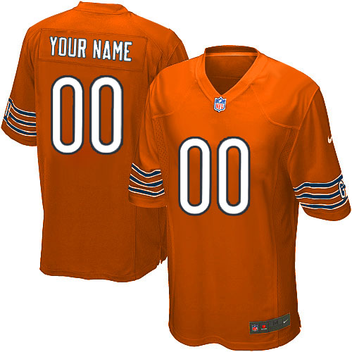Jerseys Factory Cheap Nike Chicago Bears Customized Orange Embro