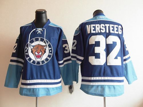 Jerseys Factory Cheap Panthers #32 Kris Versteeg Blue Third Embr
