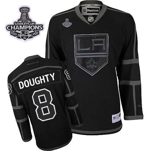 Jerseys Factory Cheap Kings #8 Drew Doughty 2012 Stanley Cup Cha