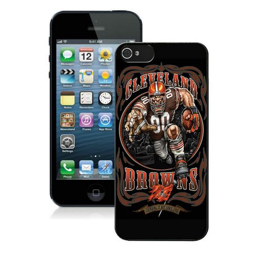 Jerseys Factory Cheap NFL Cleveland Browns IPhone 5/5S Case_3