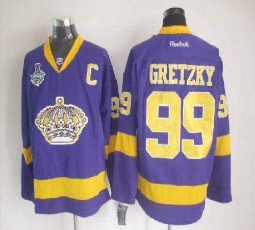 Jerseys Factory Cheap Kings #99 Wayne Gretzky 2012 Stanley Cup P