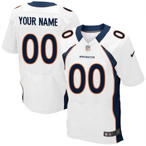 Jerseys Factory Cheap Nike Denver Broncos Customized White Embro