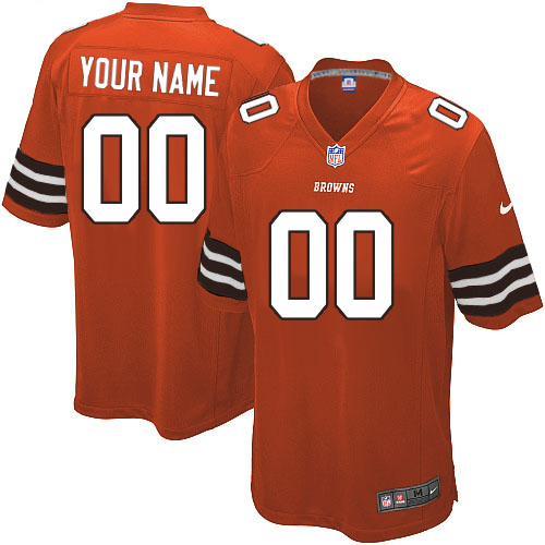 Jerseys Factory Cheap Nike Cleveland Browns Customized Orange Em