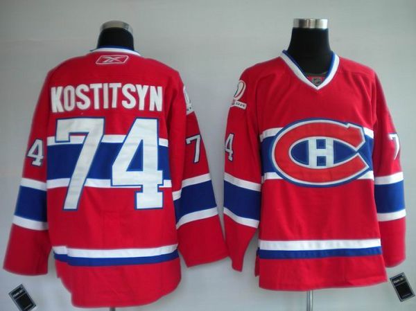 Jerseys Factory Cheap Canadiens #74 Sergei Kostitsyn Embroidered