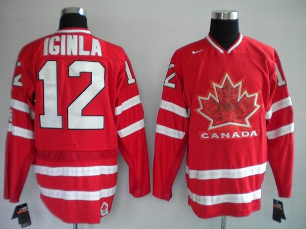 Jerseys Factory Cheap Team Canada 2010 Olympic #12 Jarome Iginla