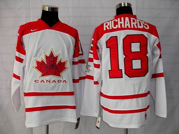 Jerseys Factory Cheap Team Canada 2010 Olympic #18 Mike Richards