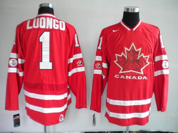 Jerseys Factory Cheap Team Canada 2010 Olympic #1 Roberto Luongo