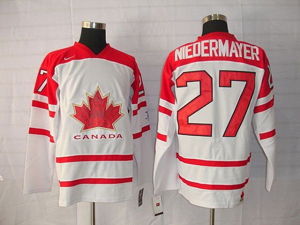 Jerseys Factory Cheap Team Canada 2010 Olympic #27 Scott Niederm