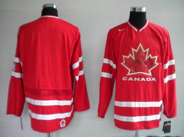 Jerseys Factory Cheap Team Canada 2010 Olympic Blank Embroidered