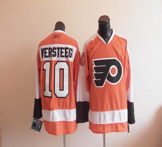 Jerseys Factory Cheap Flyers #10 Versteeg Orange Embroidered NHL