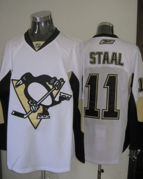 Jerseys Factory Cheap Penguins #11 Jordan Staal Embroidered Whit