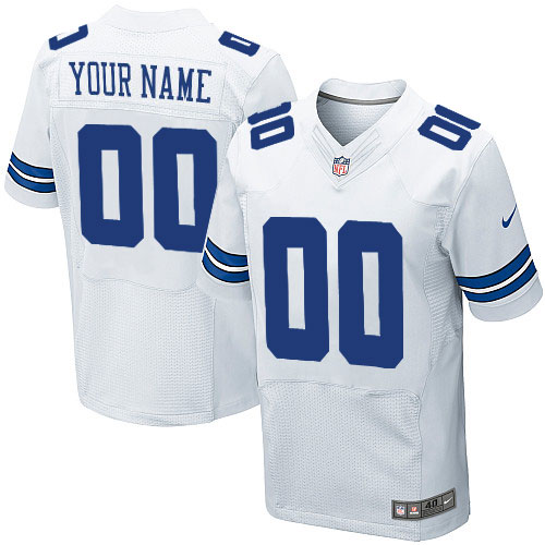 Jerseys Factory Cheap Nike Dallas Cowboys Customized White Embro