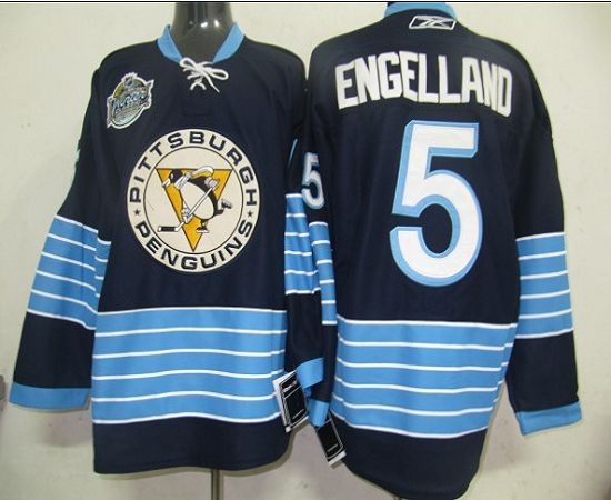 Jerseys Factory Cheap Penguins #5 Deryk Engelland 2011 Winter Cl