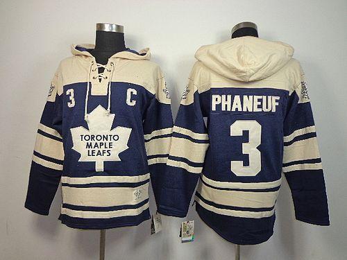 Jerseys Factory Cheap Maple Leafs #3 Dion Phaneuf Blue Sawyer Ho