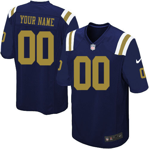 Jerseys Factory Cheap Nike New York Jets Customized Navy Blue Em