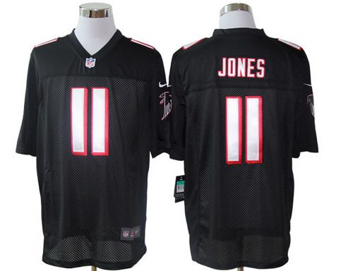Jerseys Factory Cheap Nike Falcons #11 Julio Jones Black Alterna