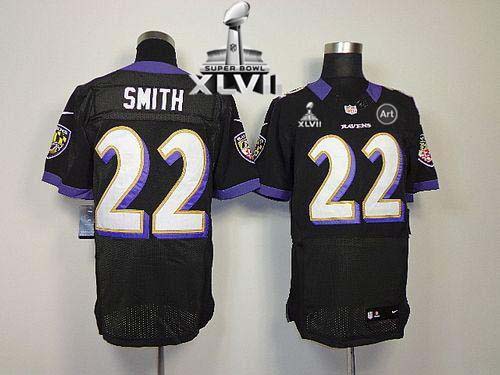 Jerseys Factory Cheap Nike Ravens #22 Jimmy Smith Black Alternat