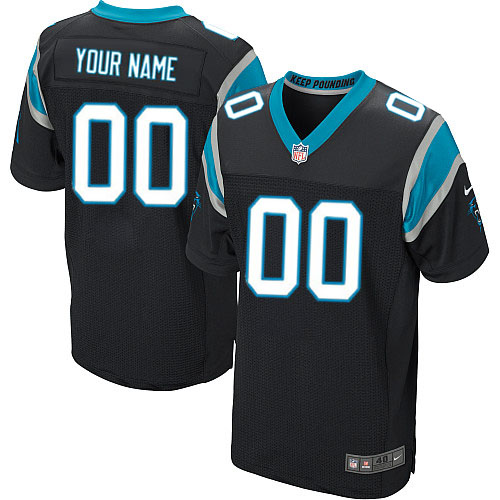 Jerseys Factory Cheap Nike Carolina Panthers Customized Black Em