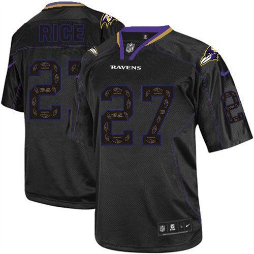 Jerseys Factory Cheap Nike Ravens #27 Ray Rice New Lights Out Bl