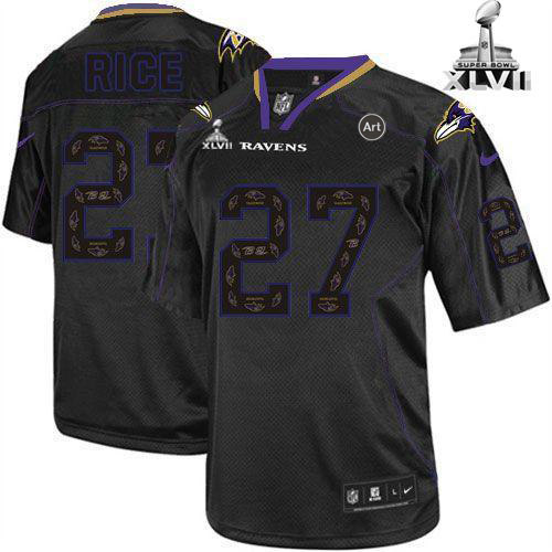 Jerseys Factory Cheap Nike Ravens #27 Ray Rice New Lights Out Bl