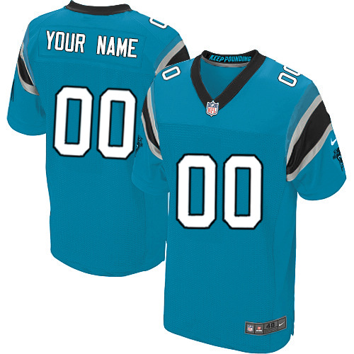 Jerseys Factory Cheap Nike Carolina Panthers Customized Blue Emb