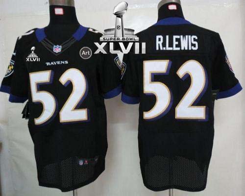 Jerseys Factory Cheap Nike Ravens #52 Ray Lewis Black Alternate