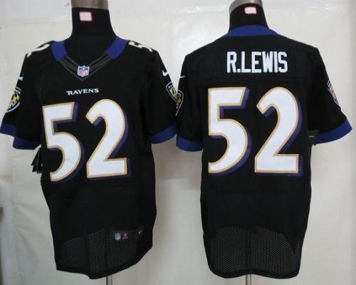 Jerseys Factory Cheap Nike Ravens #52 Ray Lewis Black Alternate